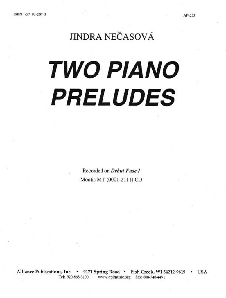 Two Piano Preludes